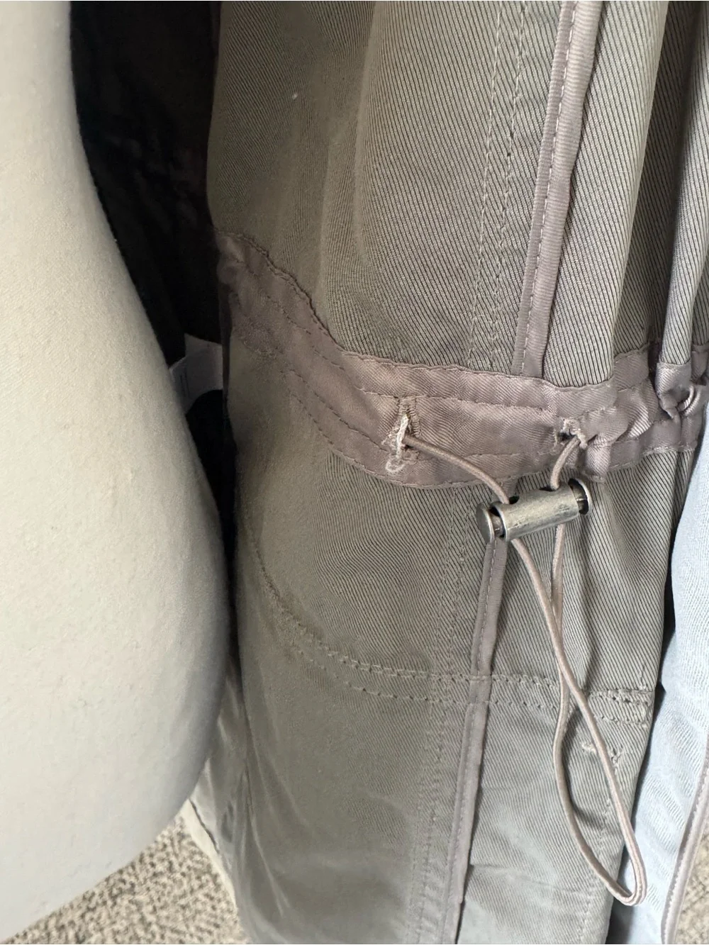 NWT Banana Republic Utility Rain Jacket Field Coat Taupe Small